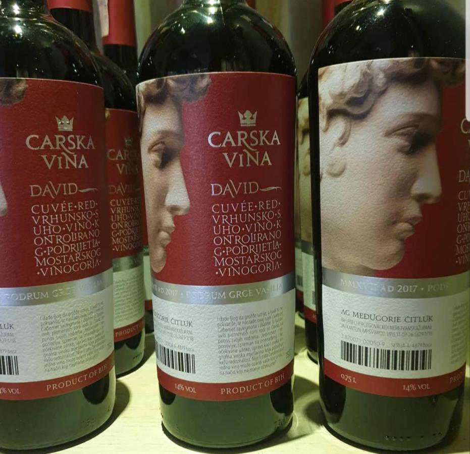 Wine Hotel Cesarica Međugorje Eksteriør bilde